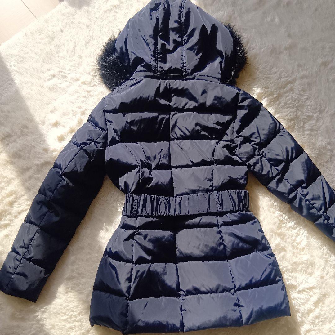 ローレンラルフローレン ダウンジャケット ベルト ファー ロゴ