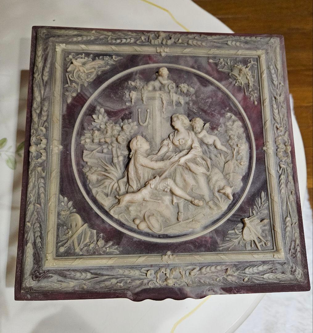 INCOLAY STONE インコレイストーン ジュエリーボックス カメオ