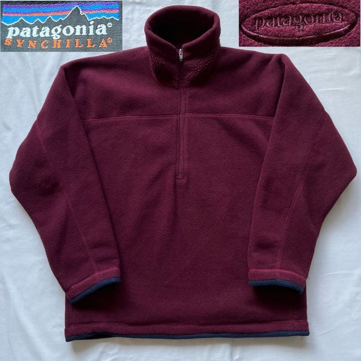patagonia パタゴニア フリース シンチラ ハーフzip オーバルロゴ