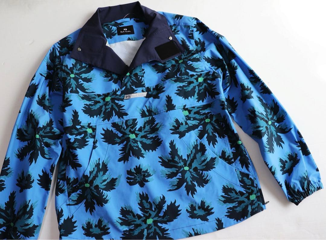 《ポールスミス 》新品 ビッグポケット パルミラの木柄 プルオーバーブルゾン L