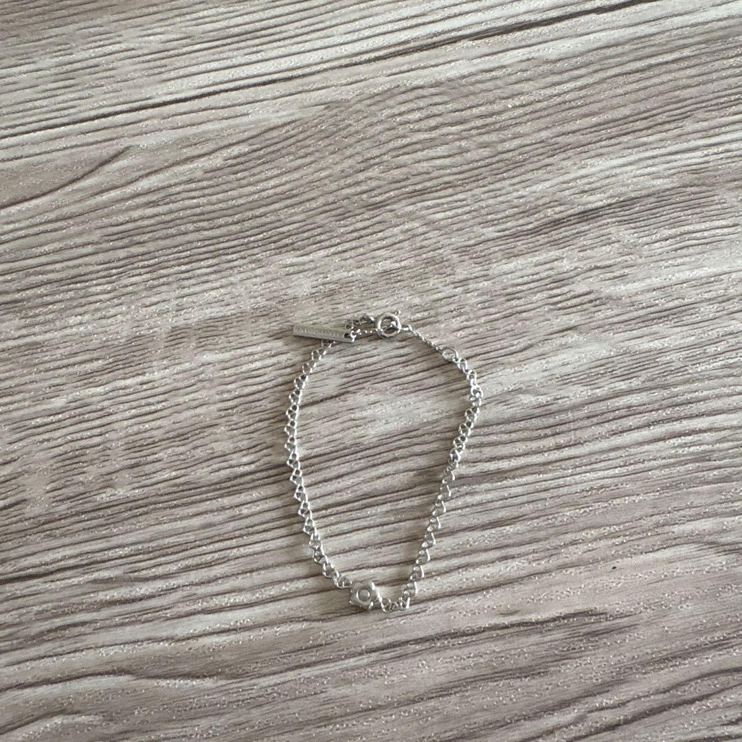 シルバー チェーンブレスレット 調整可能 - メルカリ