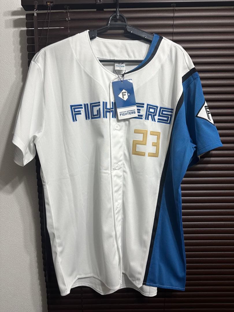 日本ハム 伏見寅威選手 直筆サイン入りユニフォーム サイズL 当選品