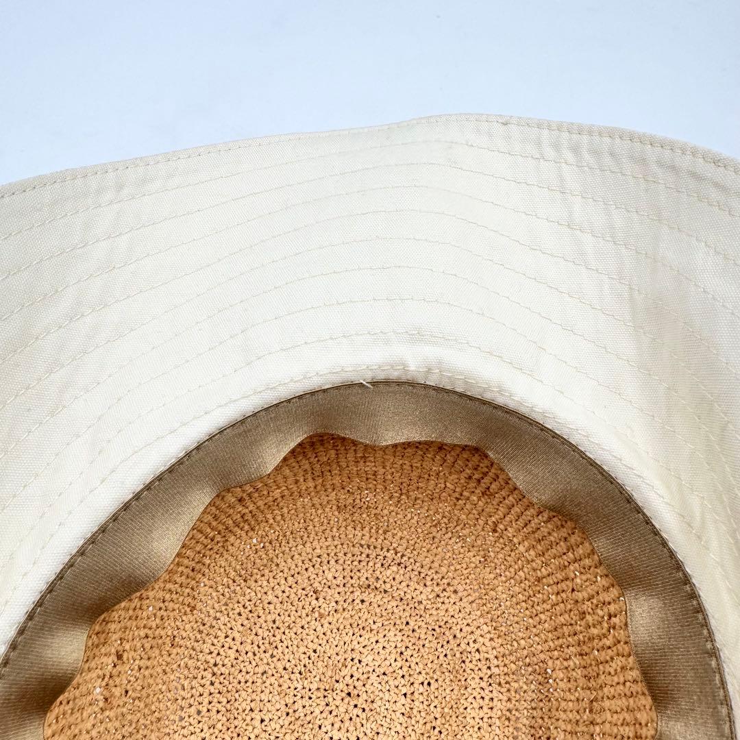 極美品✨HELEN KAMINSKI ロゴマーク　ラフィア　ハット