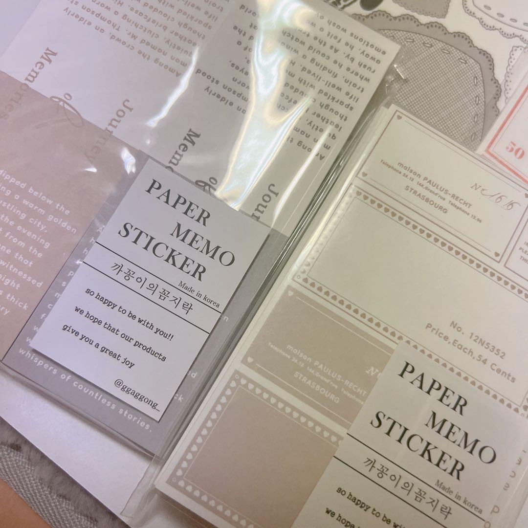 紙モノ コラージュ素材 人物ステッカー デザペ 海外マステ まとめ売り