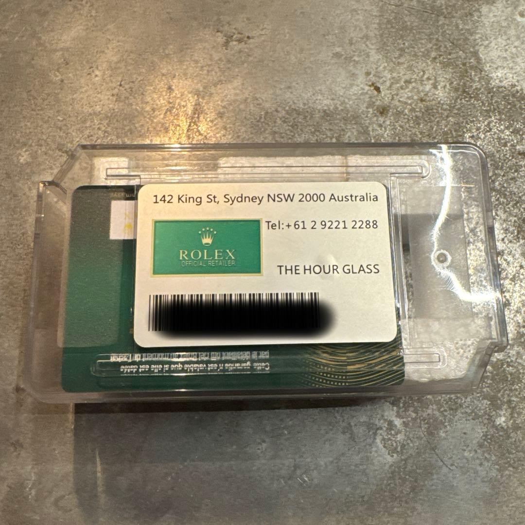 非売品 ロレックス アワーグラス 輸送用 コンテナ BOX ギャランティー