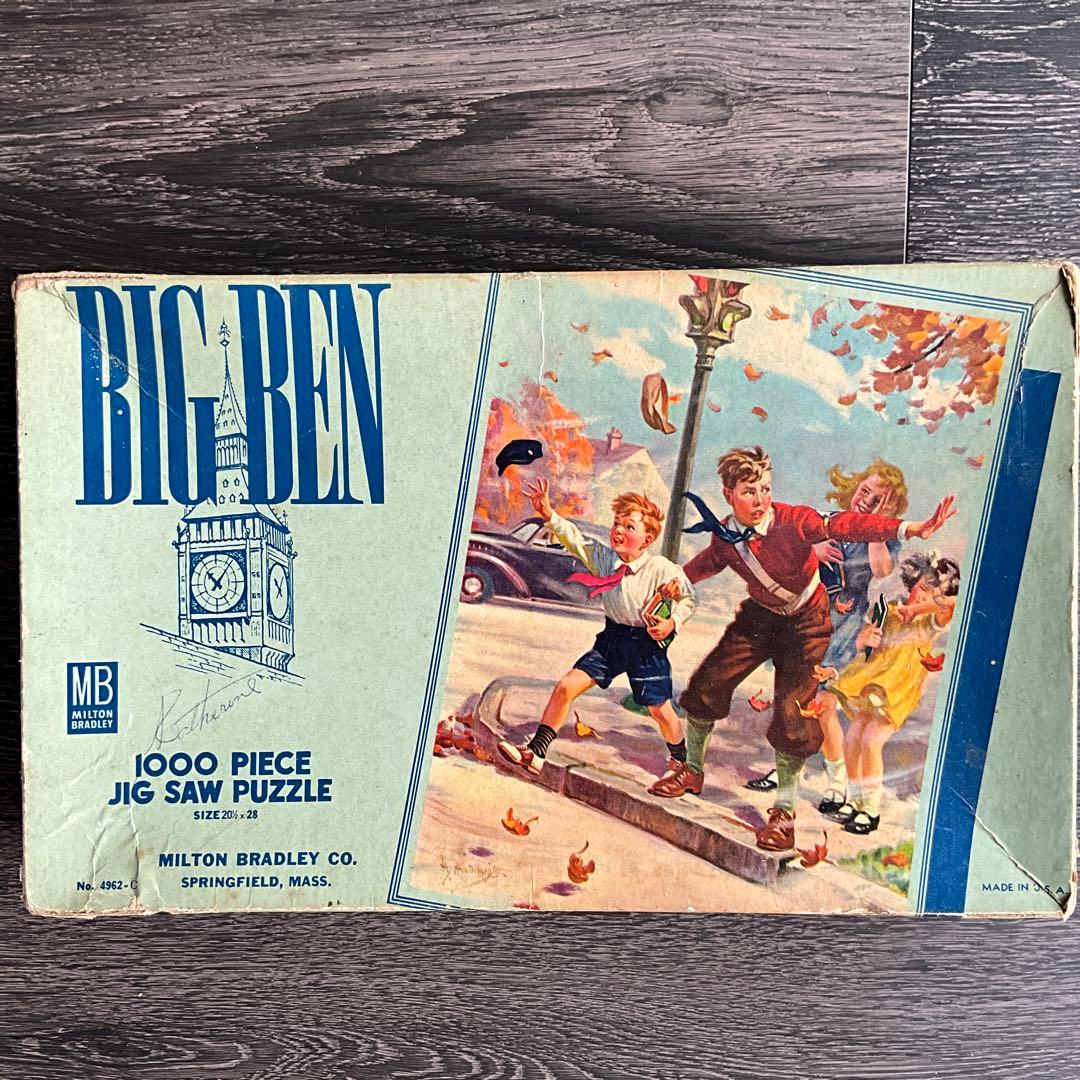 MILTON BRADLEY CO. アメリカ製 アンティーク ジグソーパズル