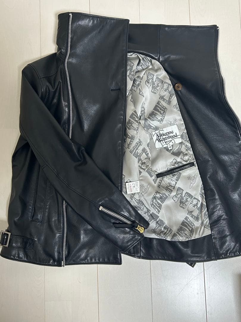 激レア ヴィヴィアンマン ホースレザージャケット 48 ライダース