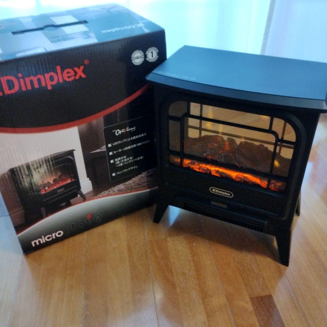 Dimplex micro stove ブラック暖炉電気ヒーターディンプレックス Optiflame Dimplex 電気暖炉 Micro Stove ブラック ディンプレックス