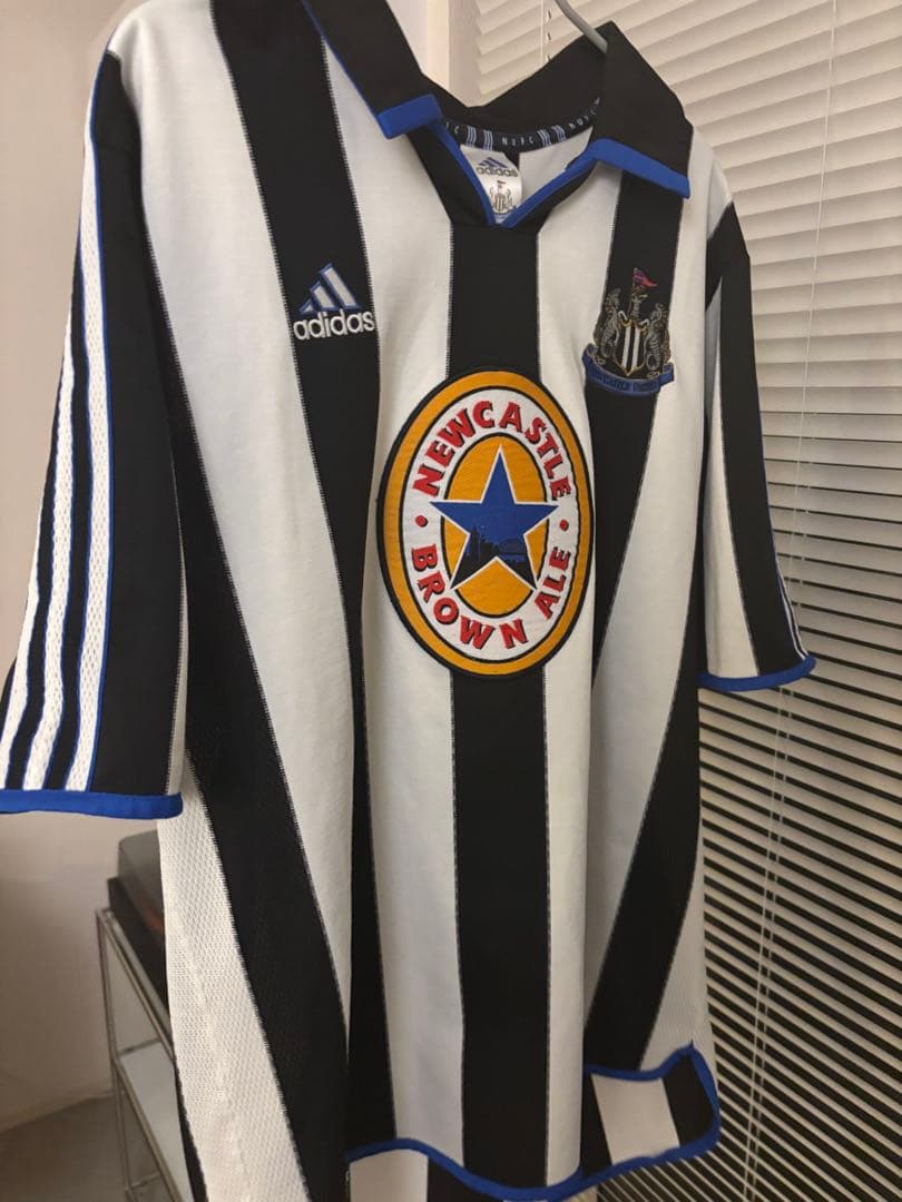 ニューカッスル・ユナイテッド サッカー ユニフォーム 90s ㅤ 【1997-99 adidas Newcastle United home shirt】 ㅤ