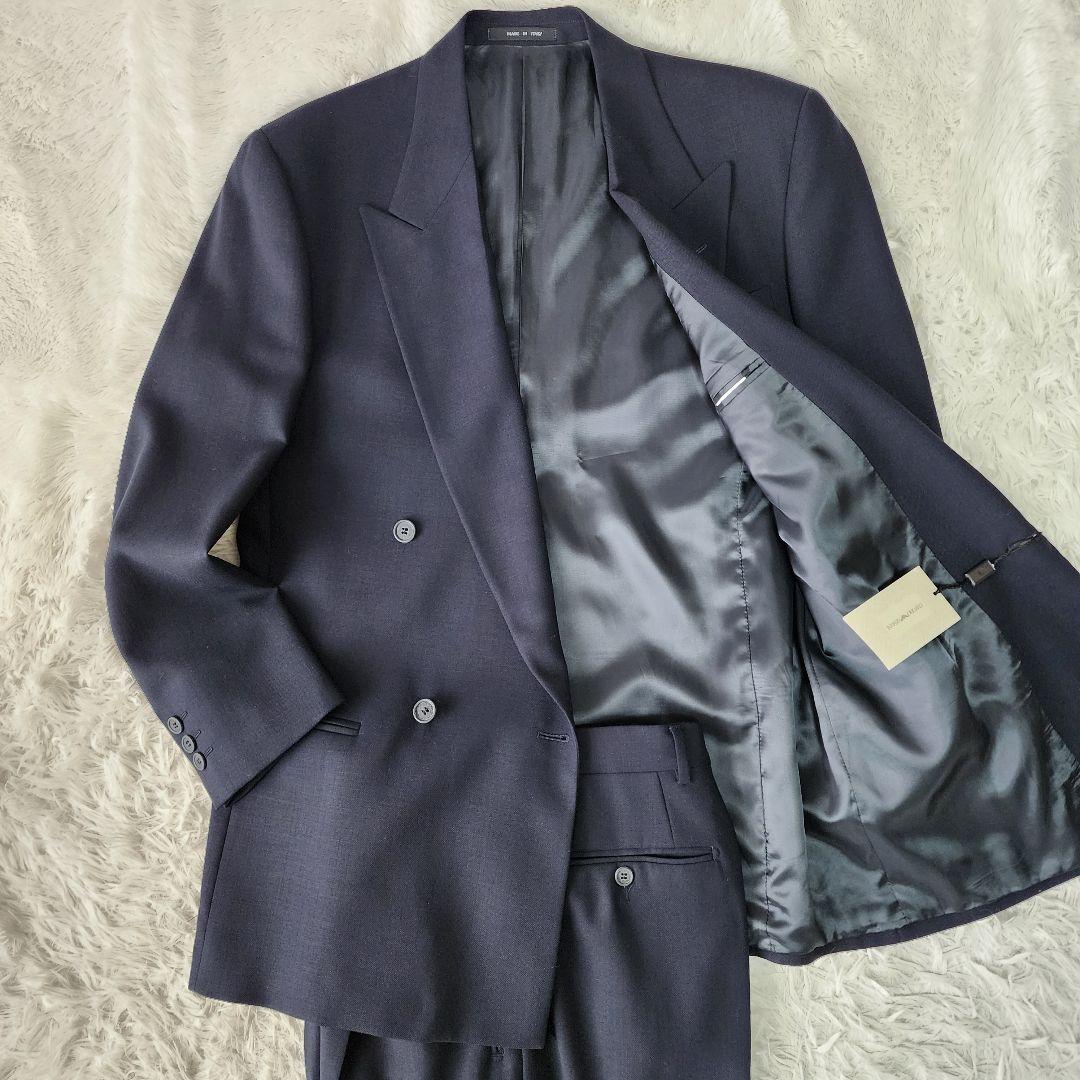 【未使用/タグ付き】アルマーニ スーツ セットアップ ネイビー系 46 ウール 楽天市場】アルマーニ スーツ46の通販
