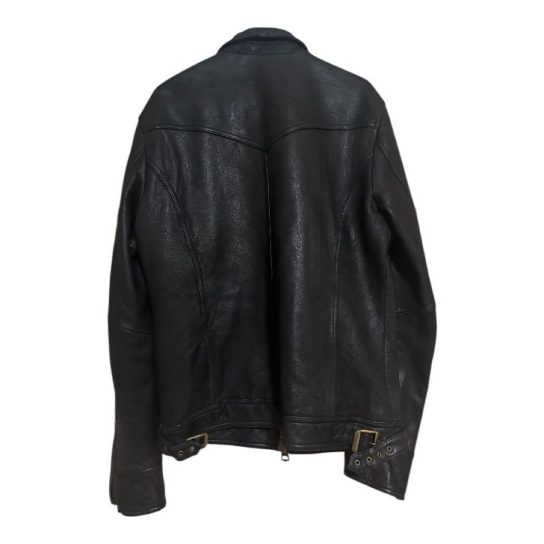 JACKROSE ANTIQUE ブラックレザー ライダースジャケット サイズ5