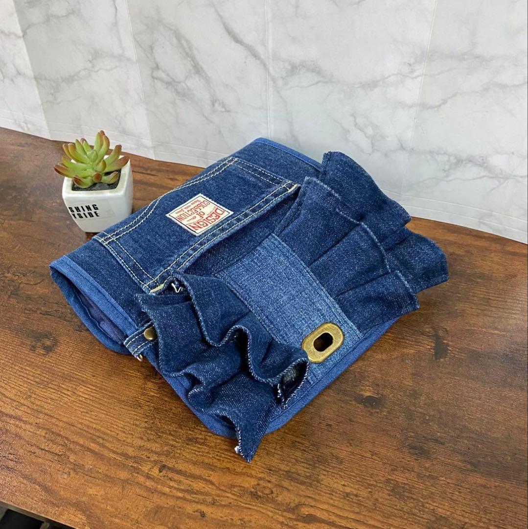 No.15 専用ページ*デニムリメイク【フリル付き長財布＆ボストンバッグ】