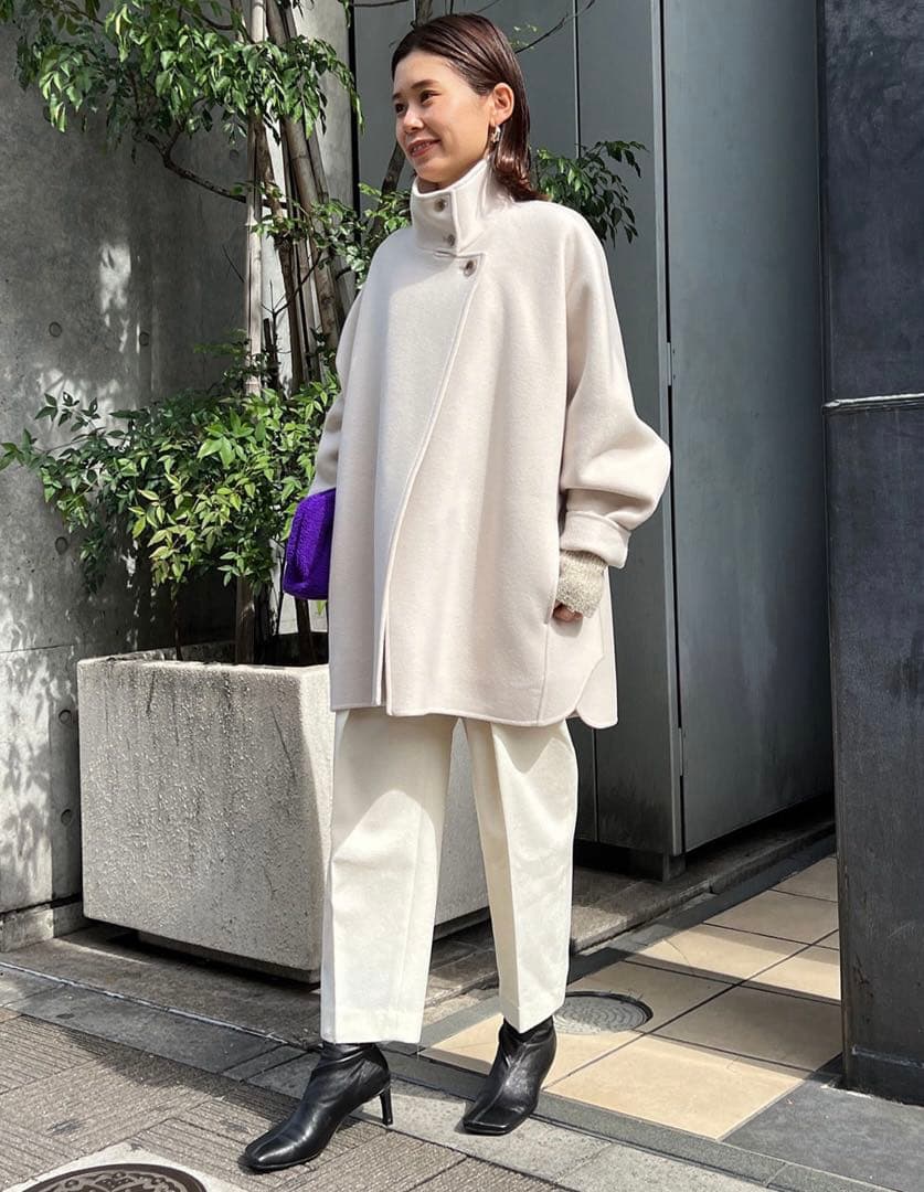 STUNNING LURE オーバーミドルコート オフホワイト サイズ1 - メルカリ