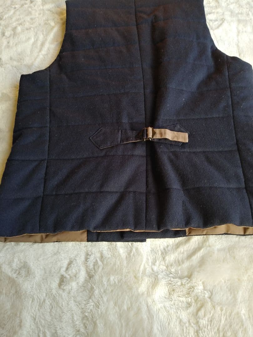 ナナミカ プリマロフト ウールベスト sizeXS ネイビー オンオフ着用可