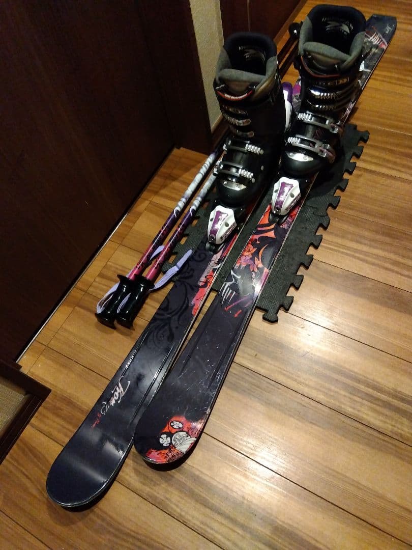 珍♡個性派♡/Fischer/レディース用/スキーセット/メンテ・WAX済み✔