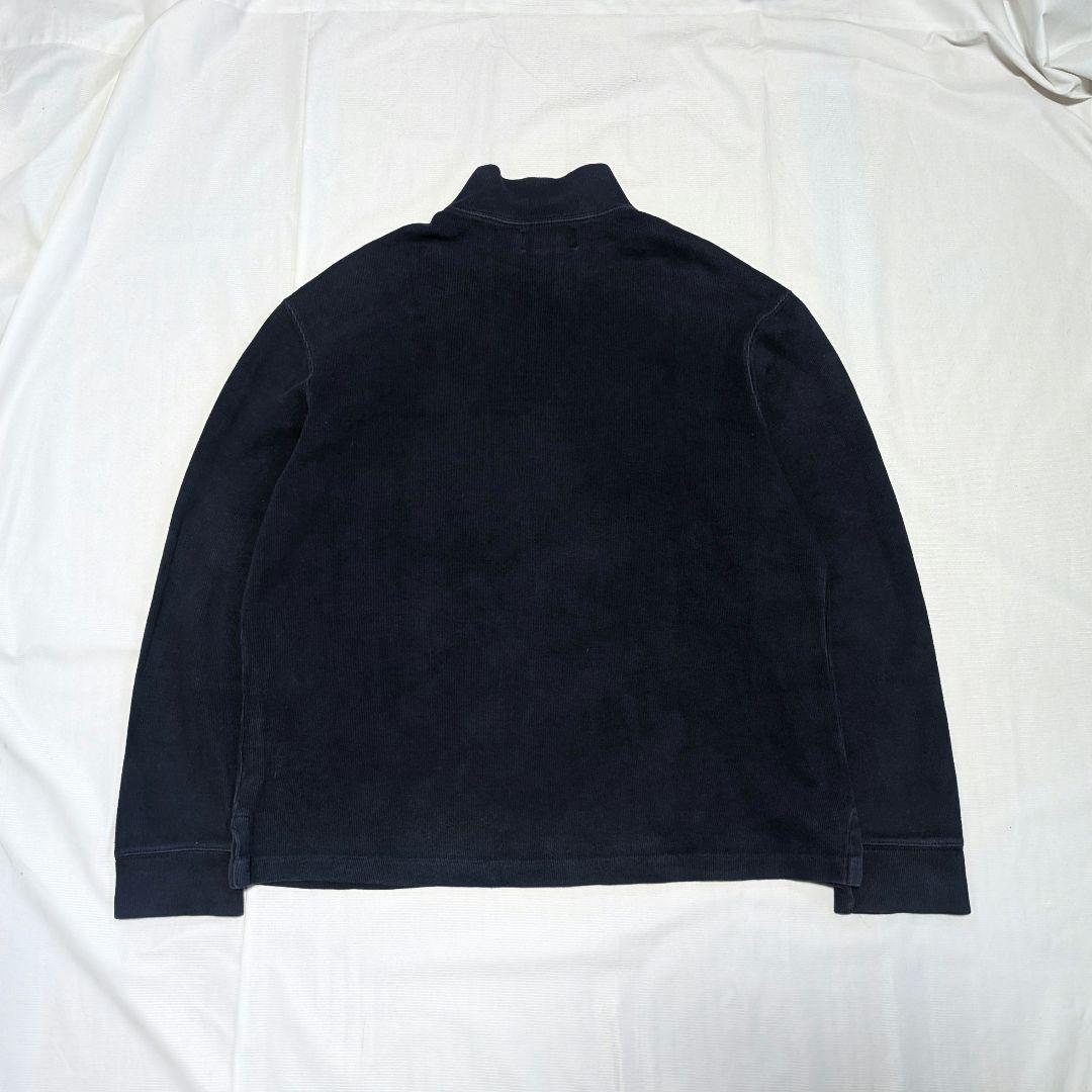 【Ralph Lauren】90sポニー刺繍ハーフジップスウェット　ネイビー