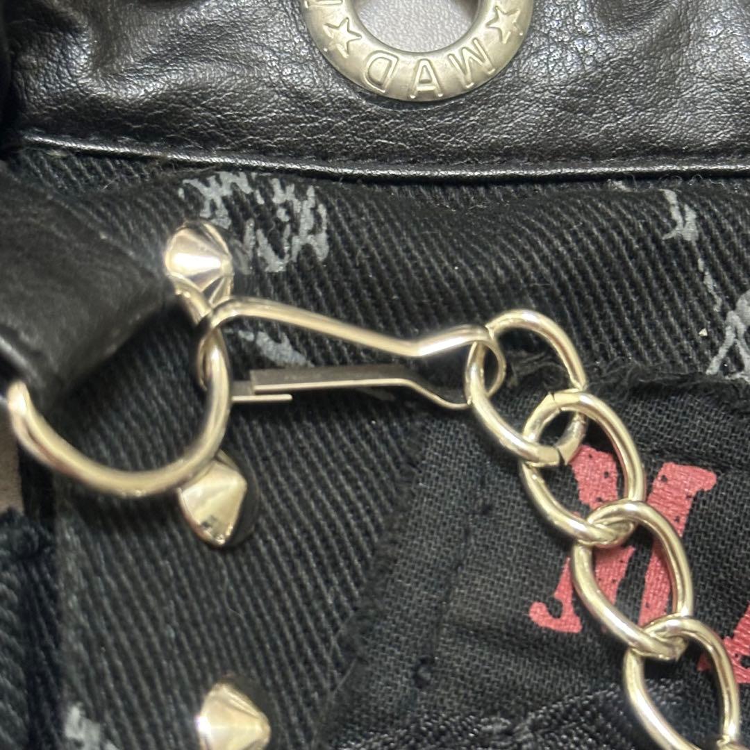 Y2K 平成ギャル ウエストポーチ　ミニバッグ　ドクロ　ゴシック　グランジ