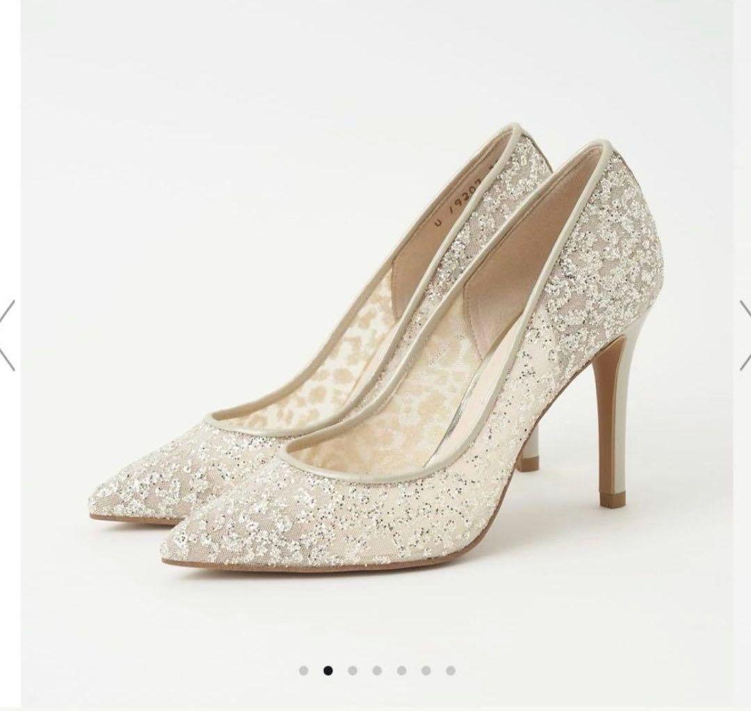 DIANA ダイアナ チュール グリッター ハイヒール ウエディング - メルカリ