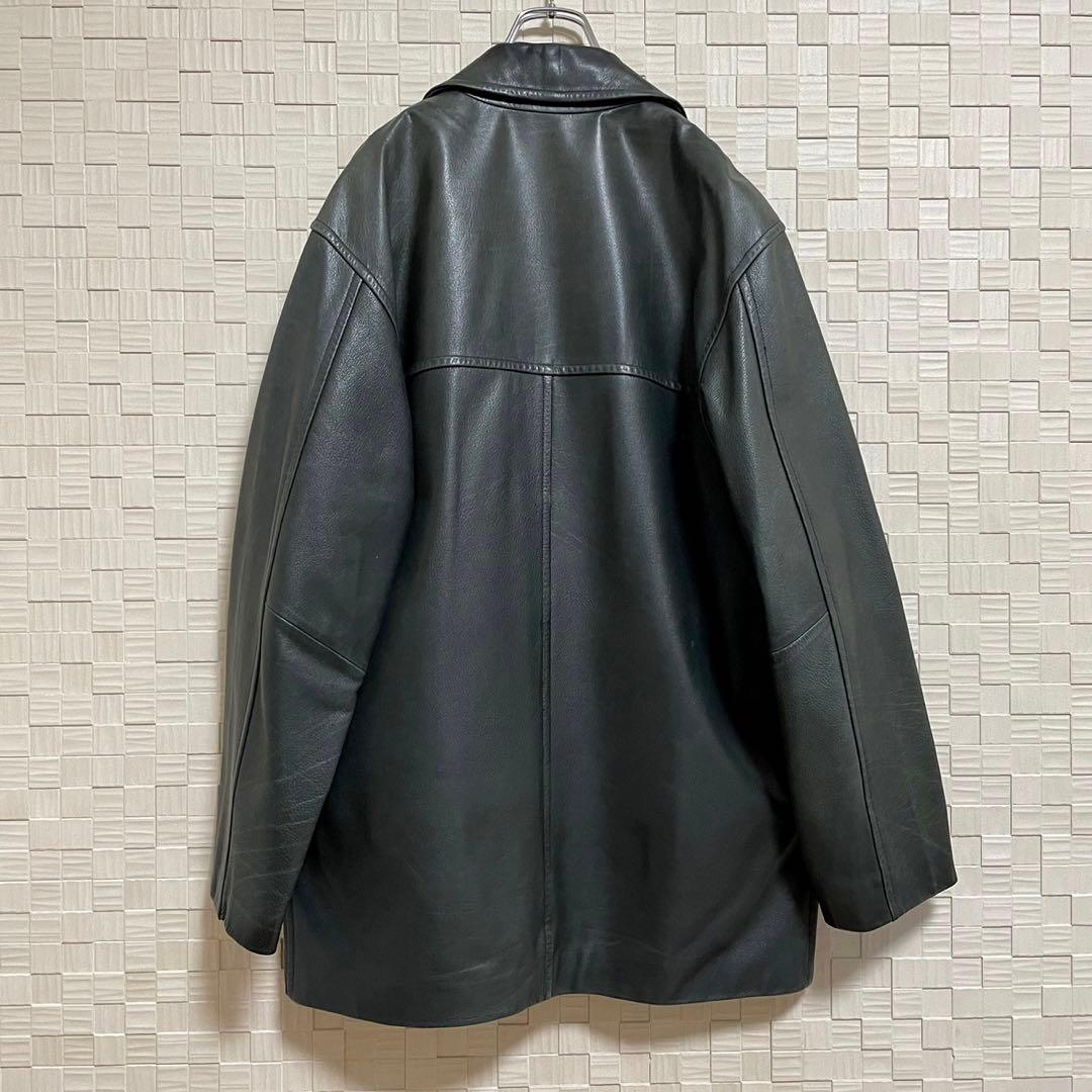 90s】COACH オールドコーチ 本革 レザージャケット ライナー 黒 S