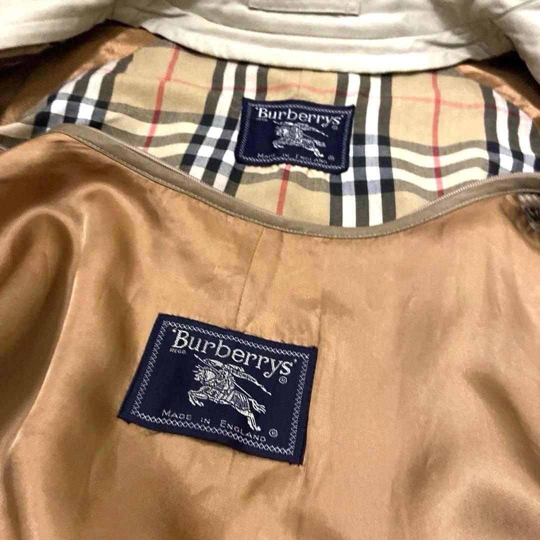 希少ヴィンテージバーバリーBURBERRYステンカラーコート　ノバチェック3L
