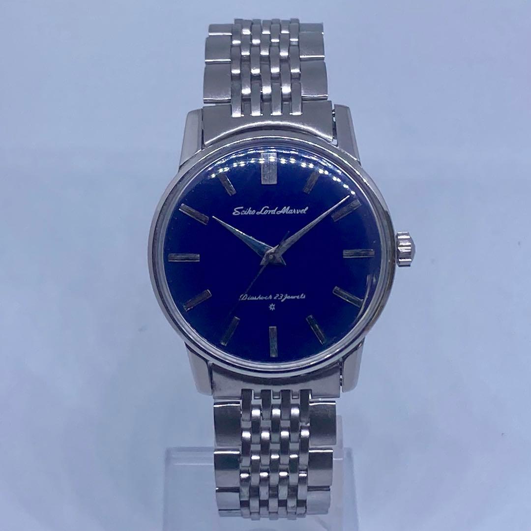 SEIKO・ロードマーベル・SD文字盤・手巻き・5740-1990・青文字盤
