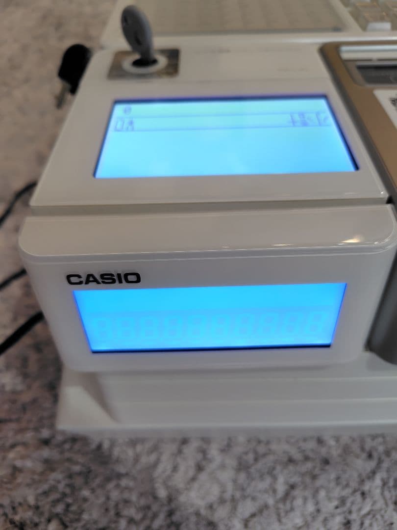 CASIO SR-C550-45WEワンタッチメニュー72種類レジスターホワイト