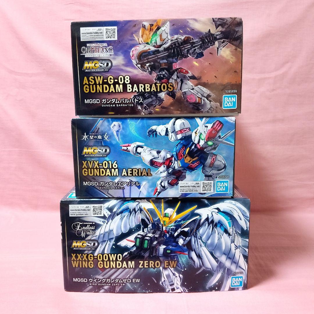 MGSD バルバトス エアリアル ウイングガンダムゼロEW[まとめ売り