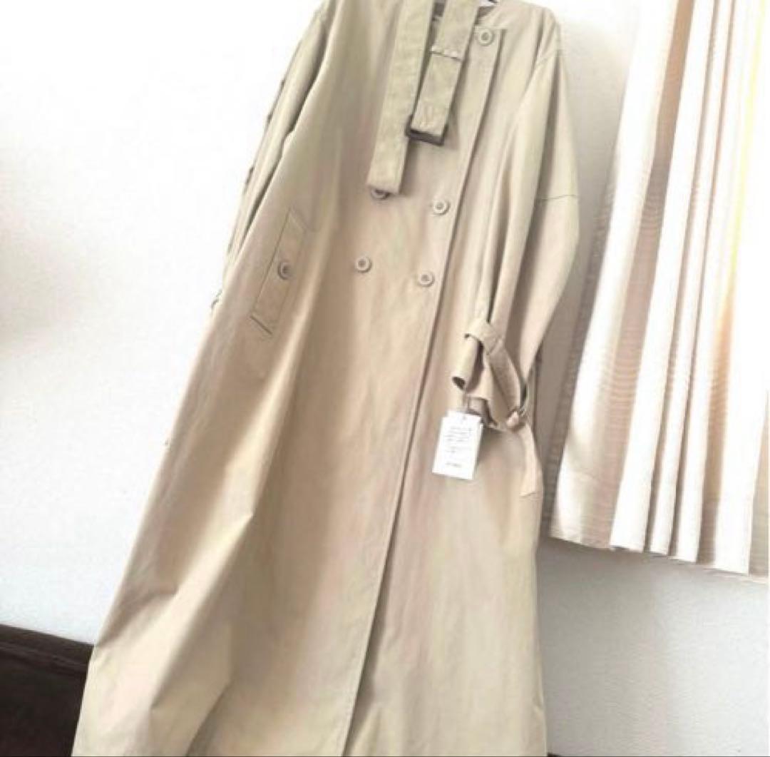 ETRE TOKYO エトレトウキョウ ノーカラートレンチコート M 新品タグ付