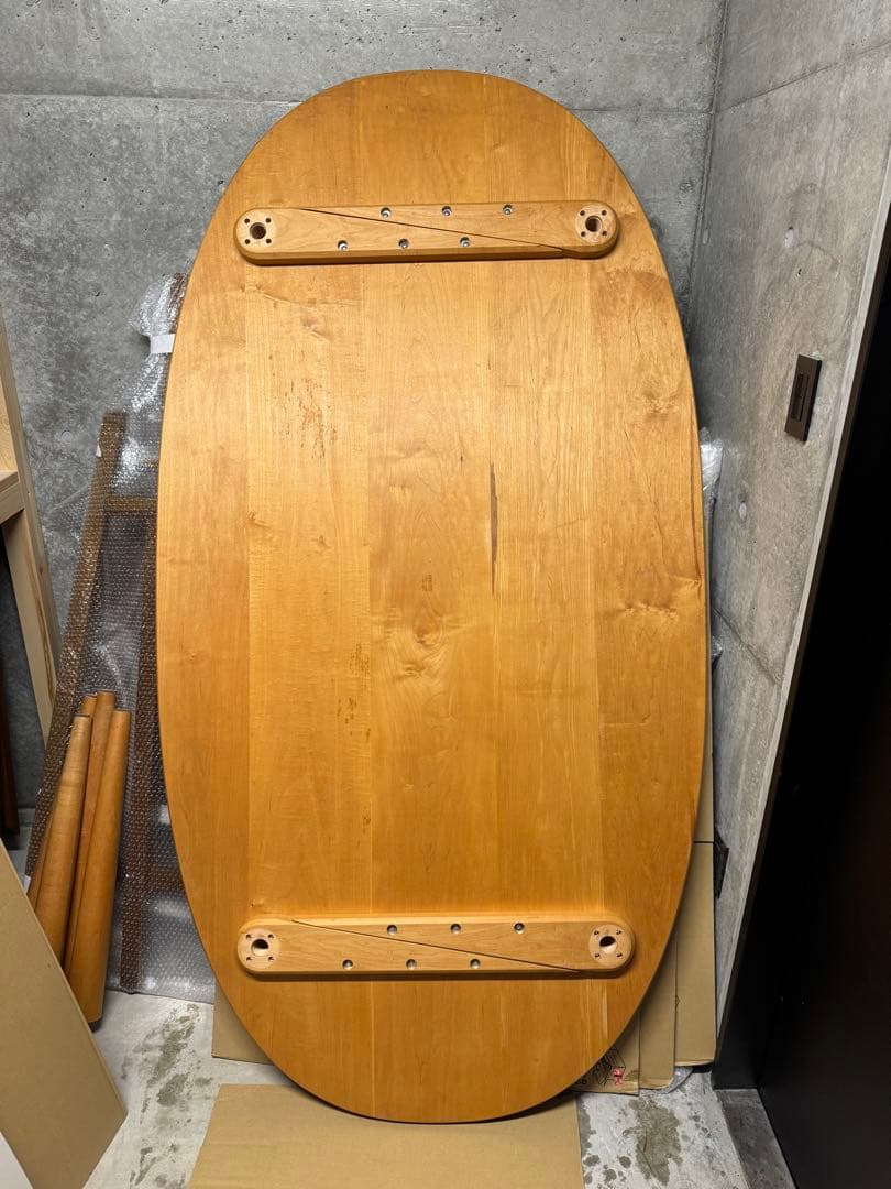 美品・希少】WOOD YOU LIKE COMPANY スーパーエッグテーブル - メルカリ