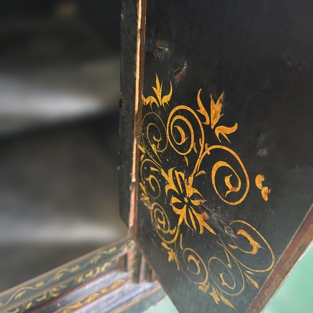 k*u様 ☆インド 手描き装飾の木製タンス キャビネット 家具