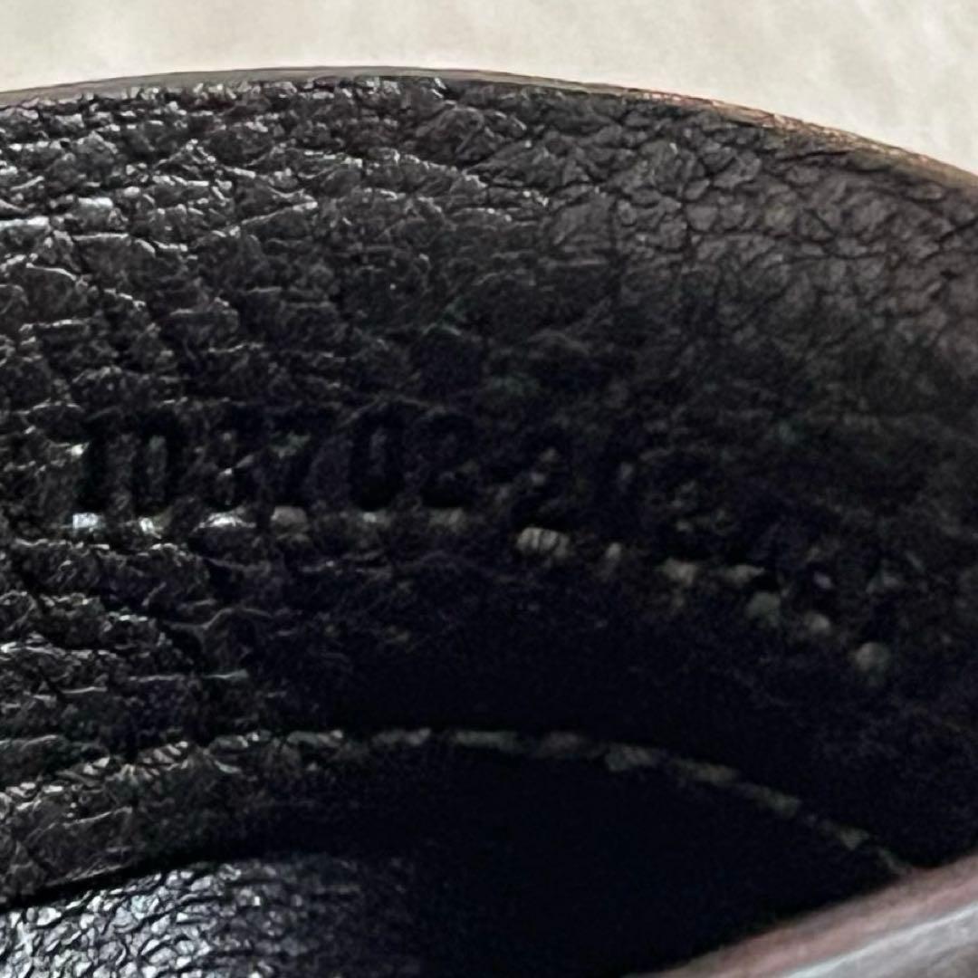 GUCCI グッチ マネークリップ　小銭入れ付き　メンズ レザー　 三つ折り財布