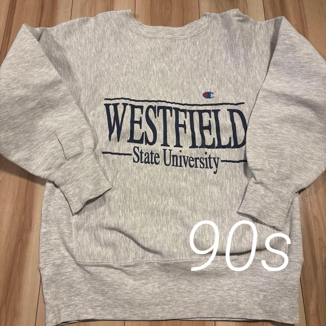 珍ピオン チャンピオン リバースウィーブ 目ありプリントUSA製