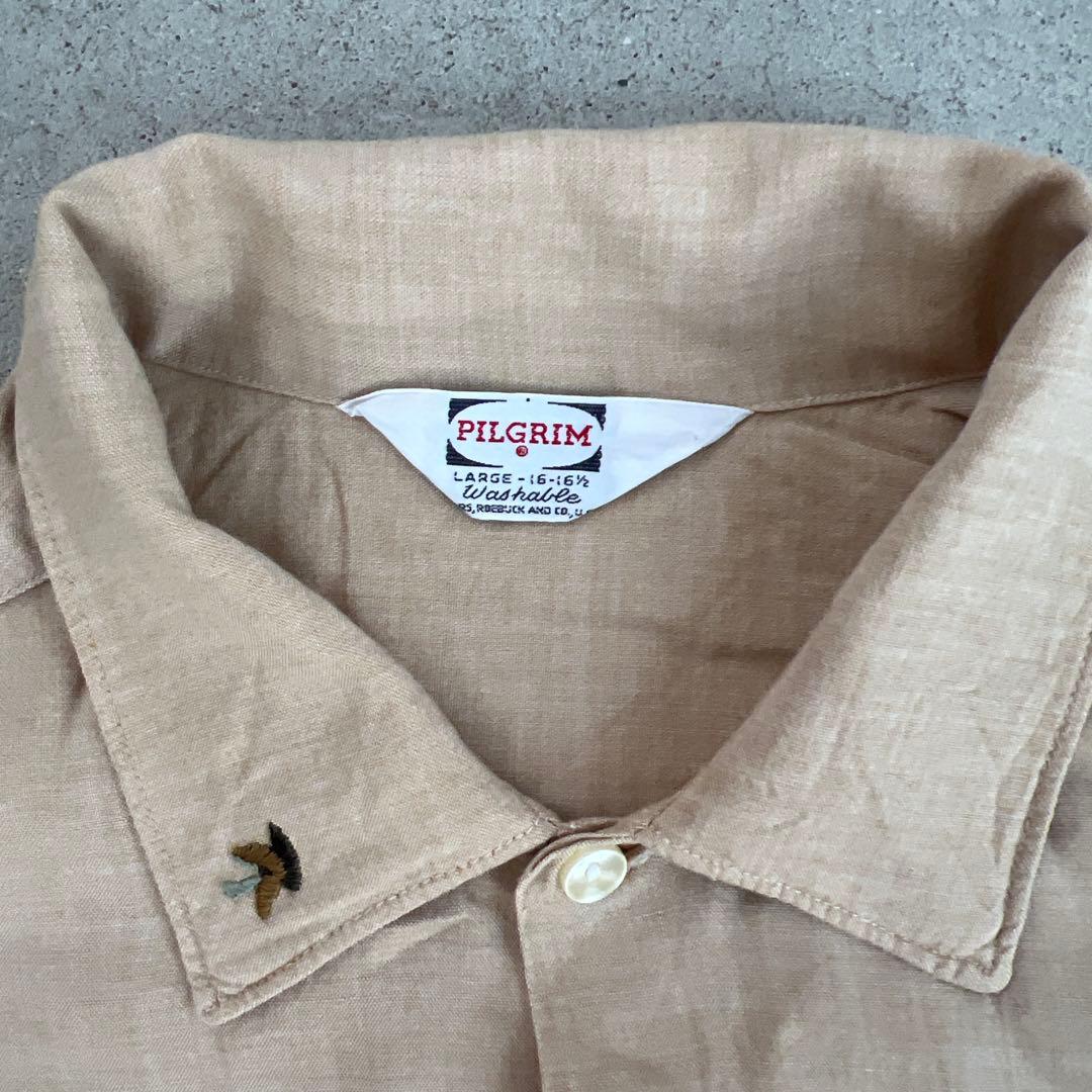 50s PILGRIM レーヨンシャツ ARROW TOWNCRAFTギャバジン - メルカリ