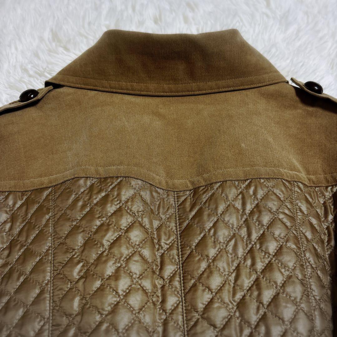 美品ブルーレーベルクレストブリッジ トレンチコートキルティング ベージュ38 M
