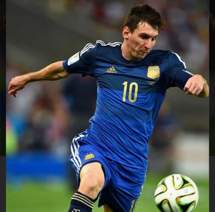 2014年 アルゼンチン代表 アウェイ メッシ 10番 正規品 当時物 - メルカリ