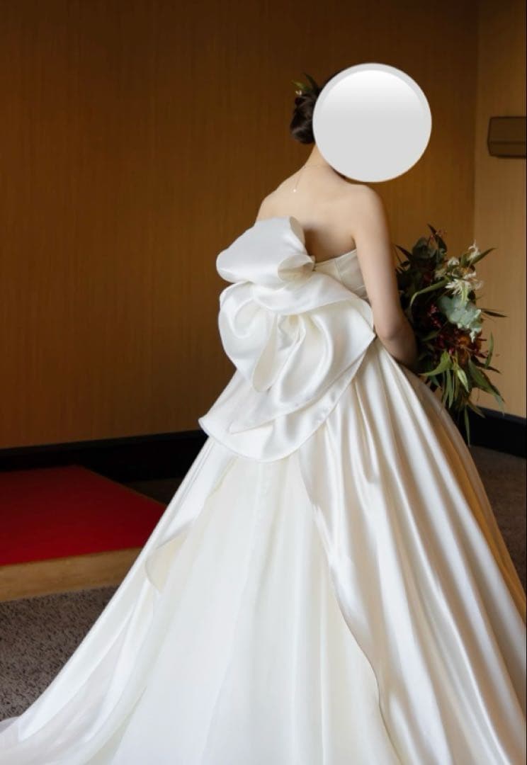 アントニオリーヴァ風】ウェディングドレス バックリボン - メルカリ