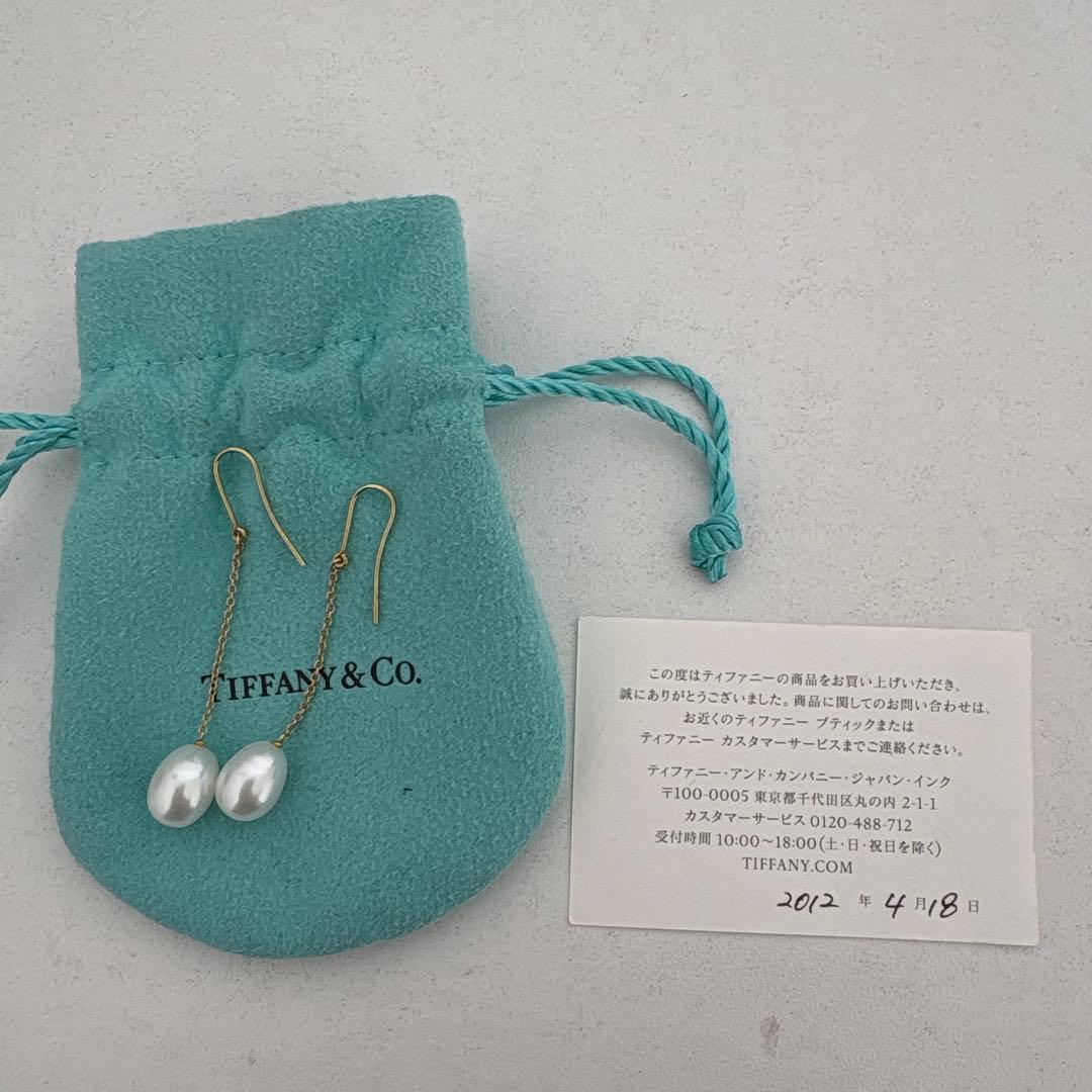 Tiffany & Co. 真珠 フックピアス Tiffany & Co パール ピアス フック ジーグフェルド｜Yahoo!フリマ（旧