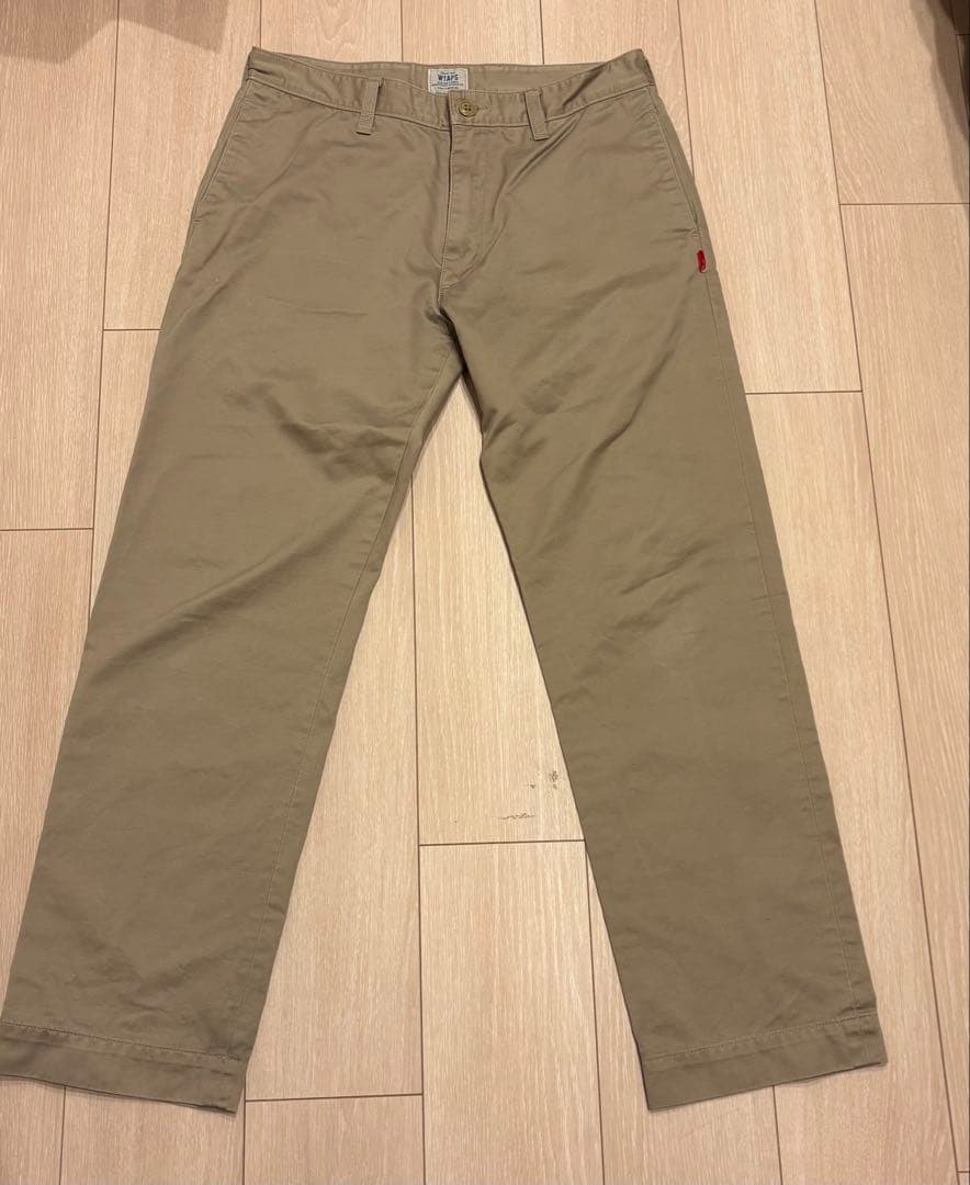 WTAPS khaki ベージュ チノパン WTAPS（ダブルタップス） 19SS KHAKI TIGHT/TROUSERS.COTTON.TWILL