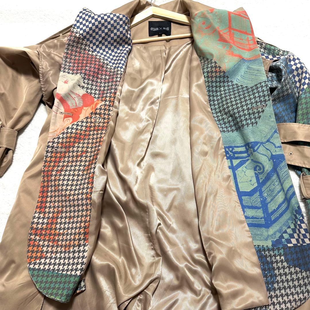 極美品 JnylonStudios × 敦煌 トレンチコート ドッキング