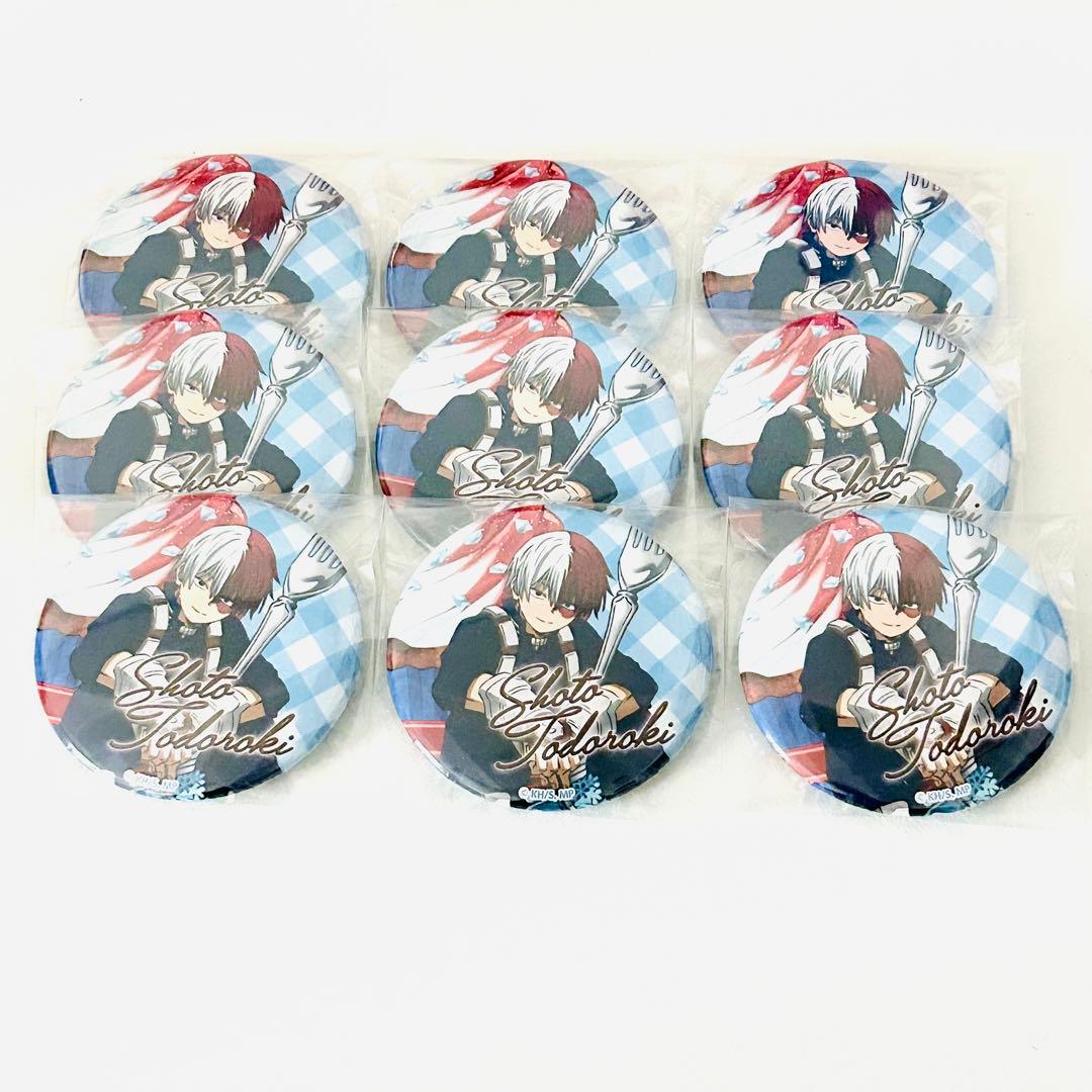 僕のヒーローアカデミア オープンスクール カップケーキ 缶バッジ 轟焦