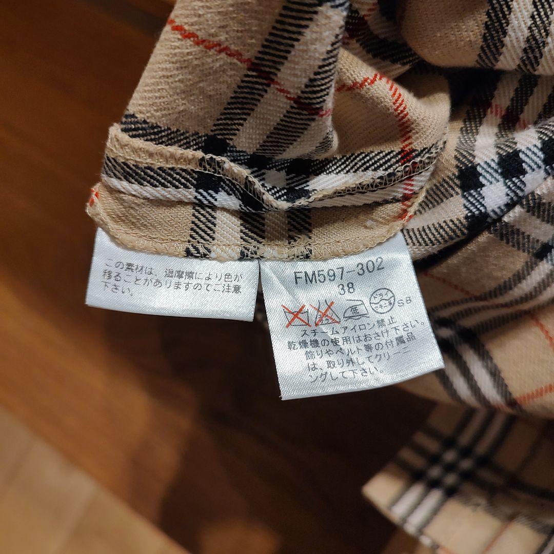 BURBERRY BLUE LABEL ノバチェックドッキングワンピース 38 - メルカリ