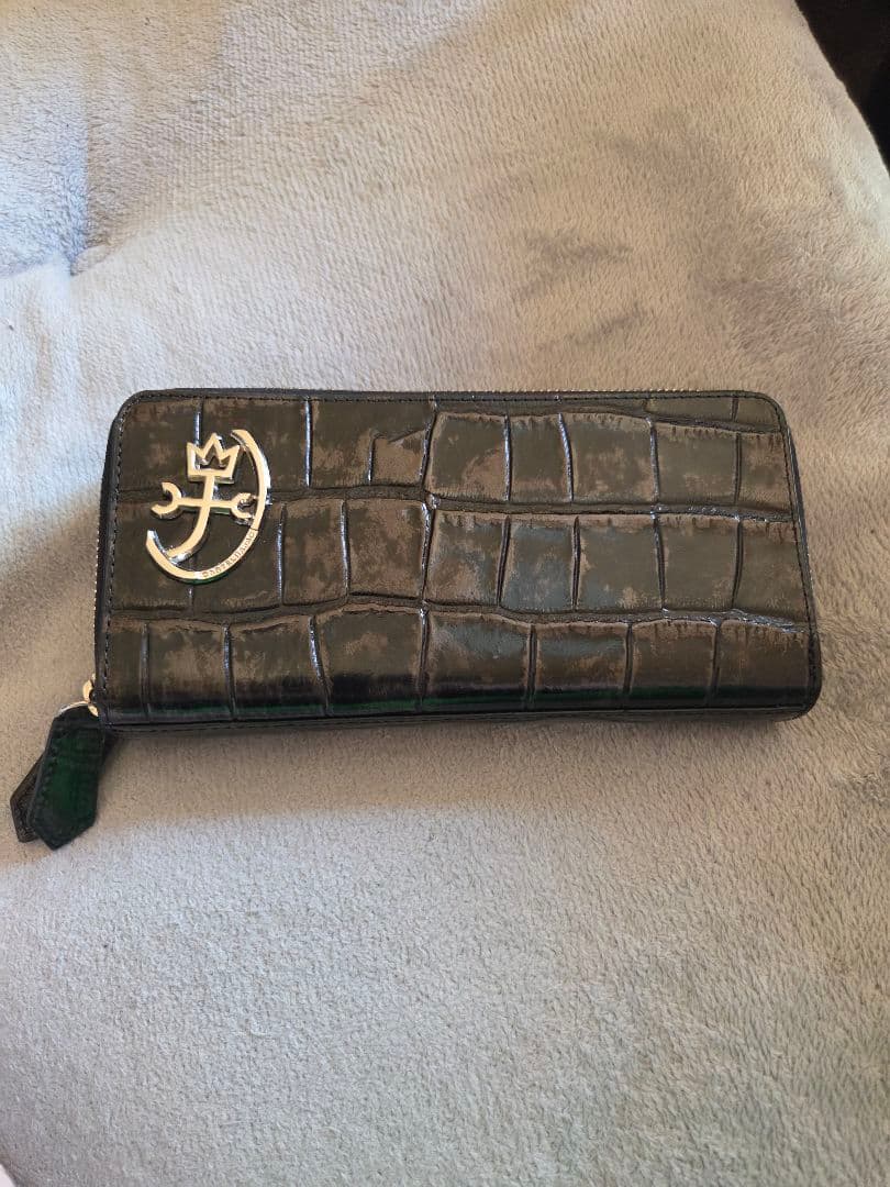 CASTELBAJACダブルzipラウンドファスナーウォレット