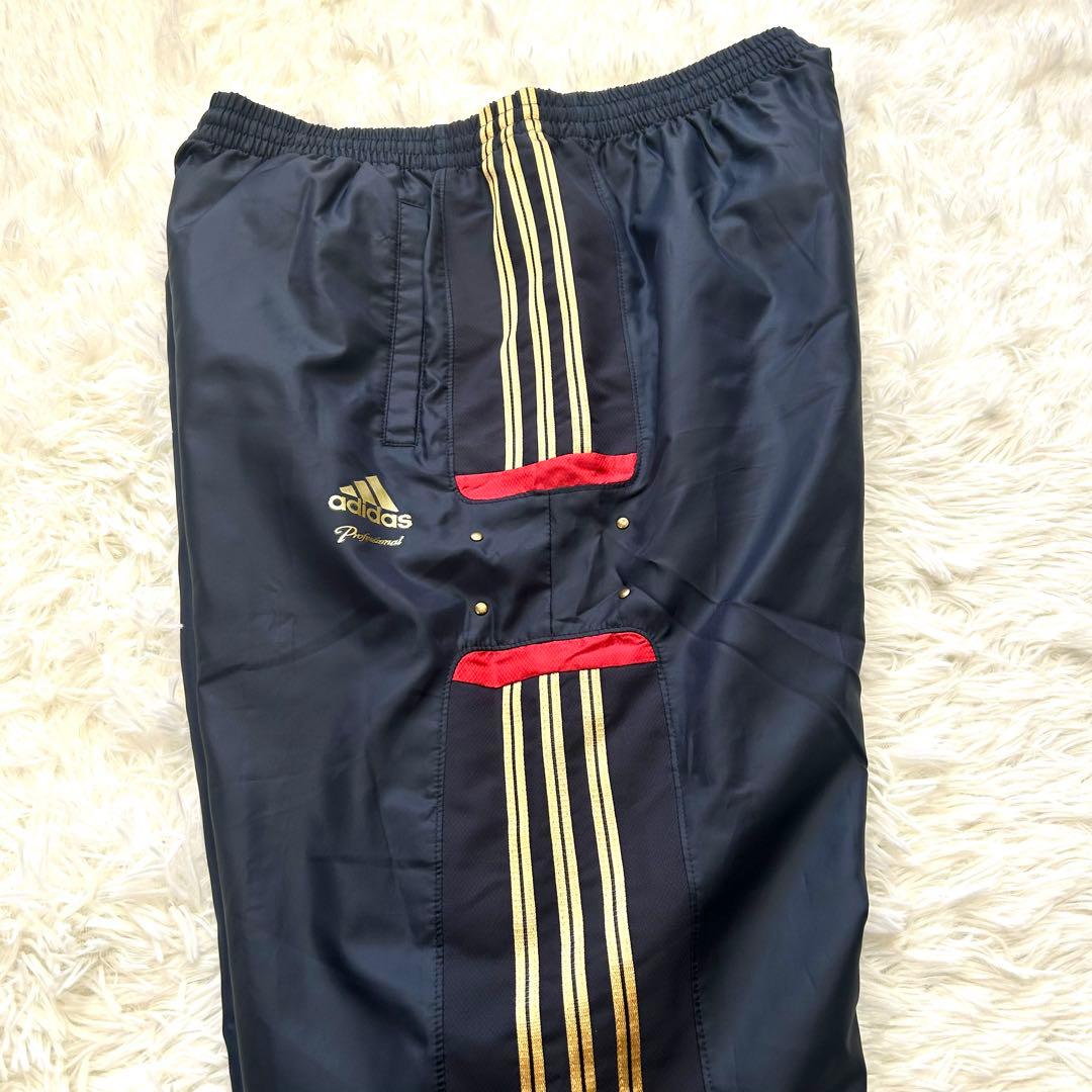 adidas professional セットアップウォーマー 裏起毛 Oサイズ