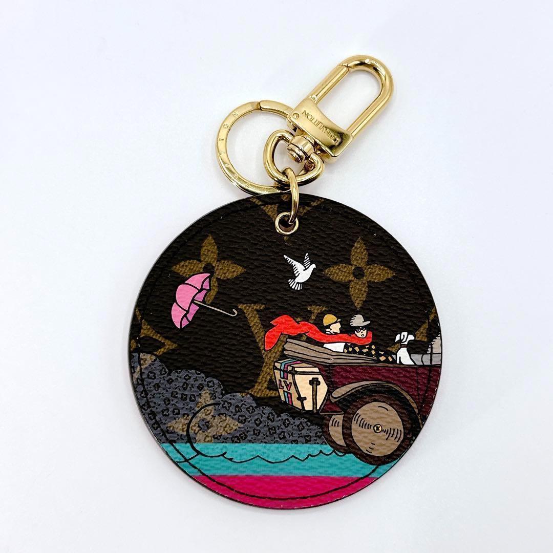 ルイヴィトン モノグラム イリュストレ トラベル キーリング M65138