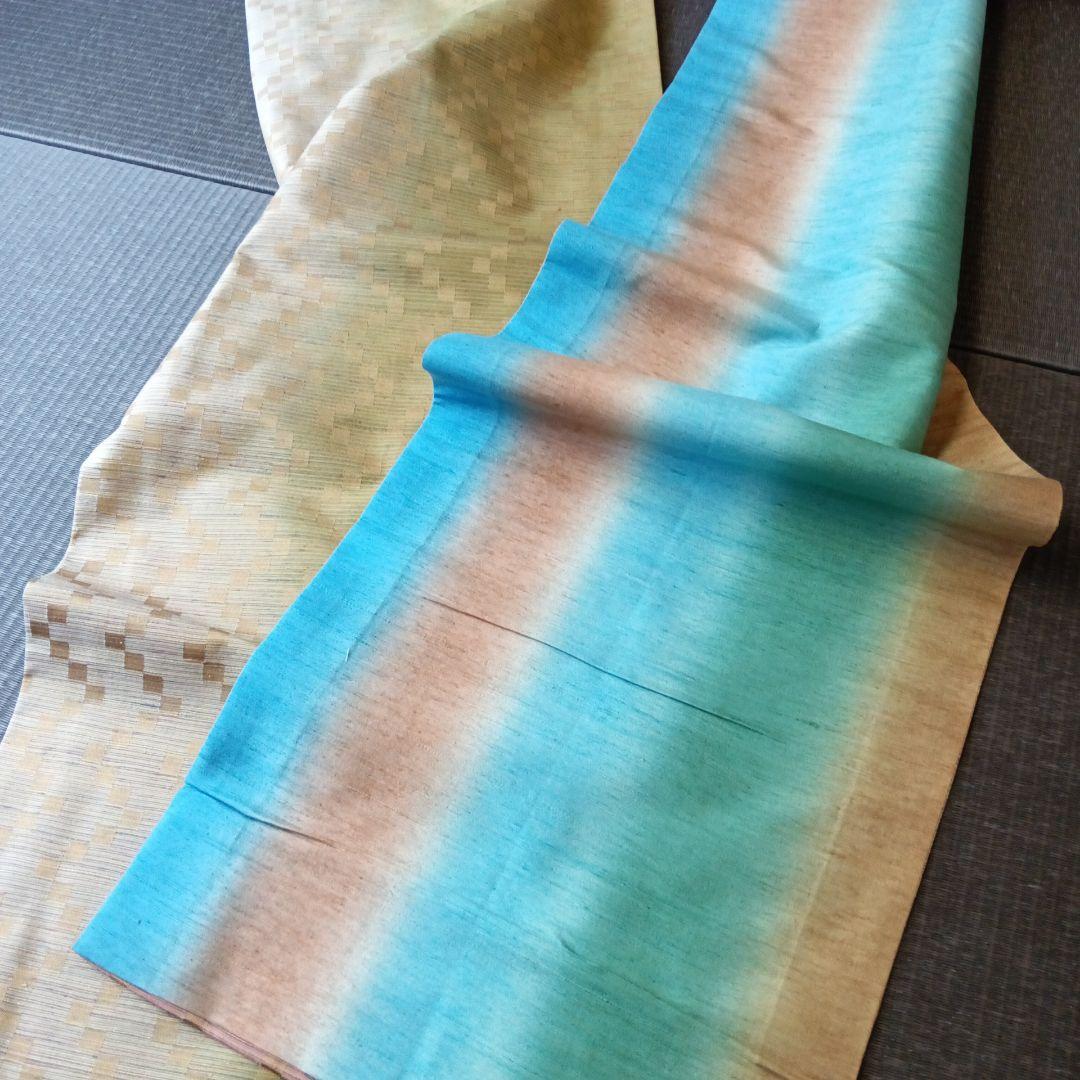 菅原工房 手先二通り 袋帯 霞 リバーシブル 縦縞 - メルカリ