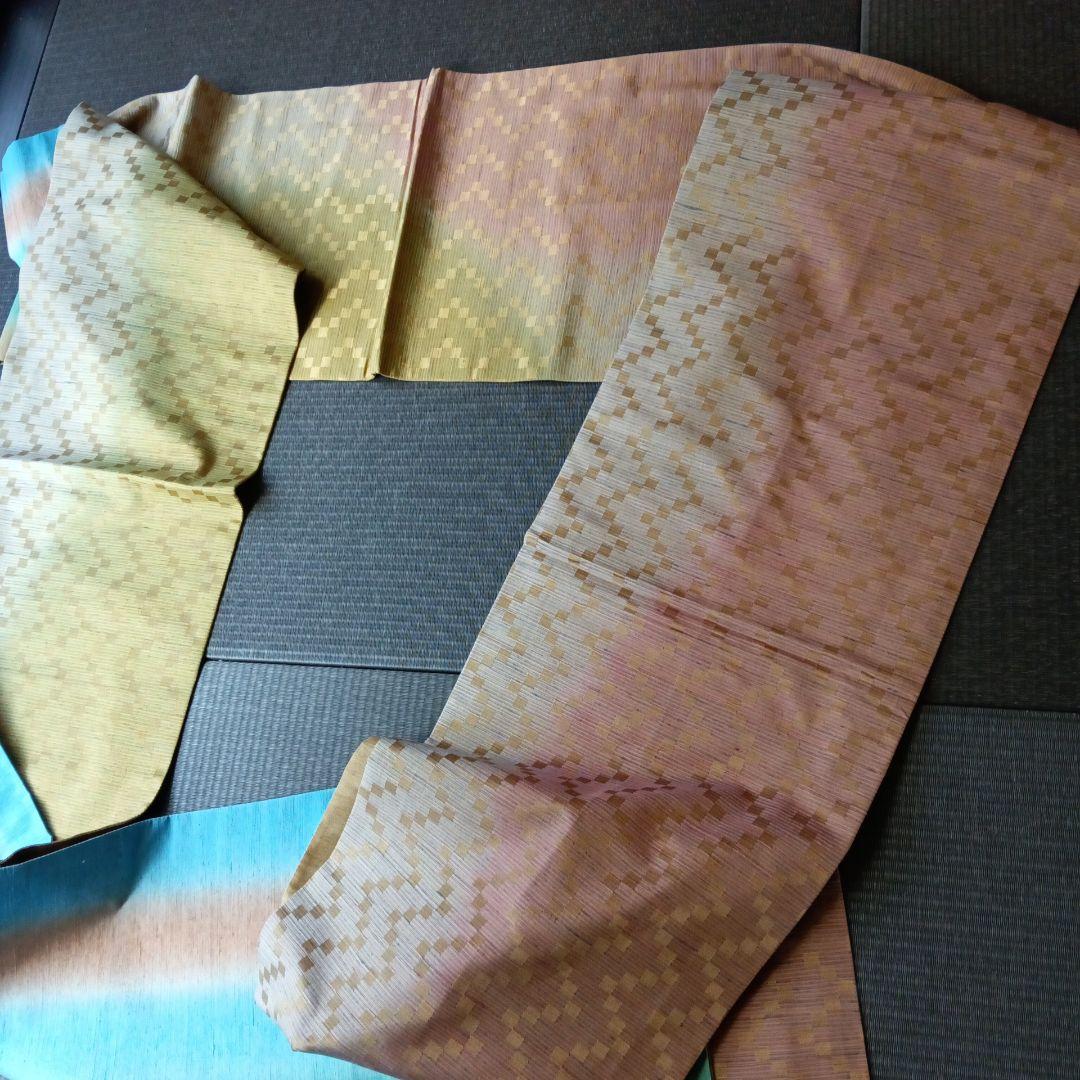 菅原工房 手先二通り 袋帯 霞 リバーシブル 縦縞 - メルカリ