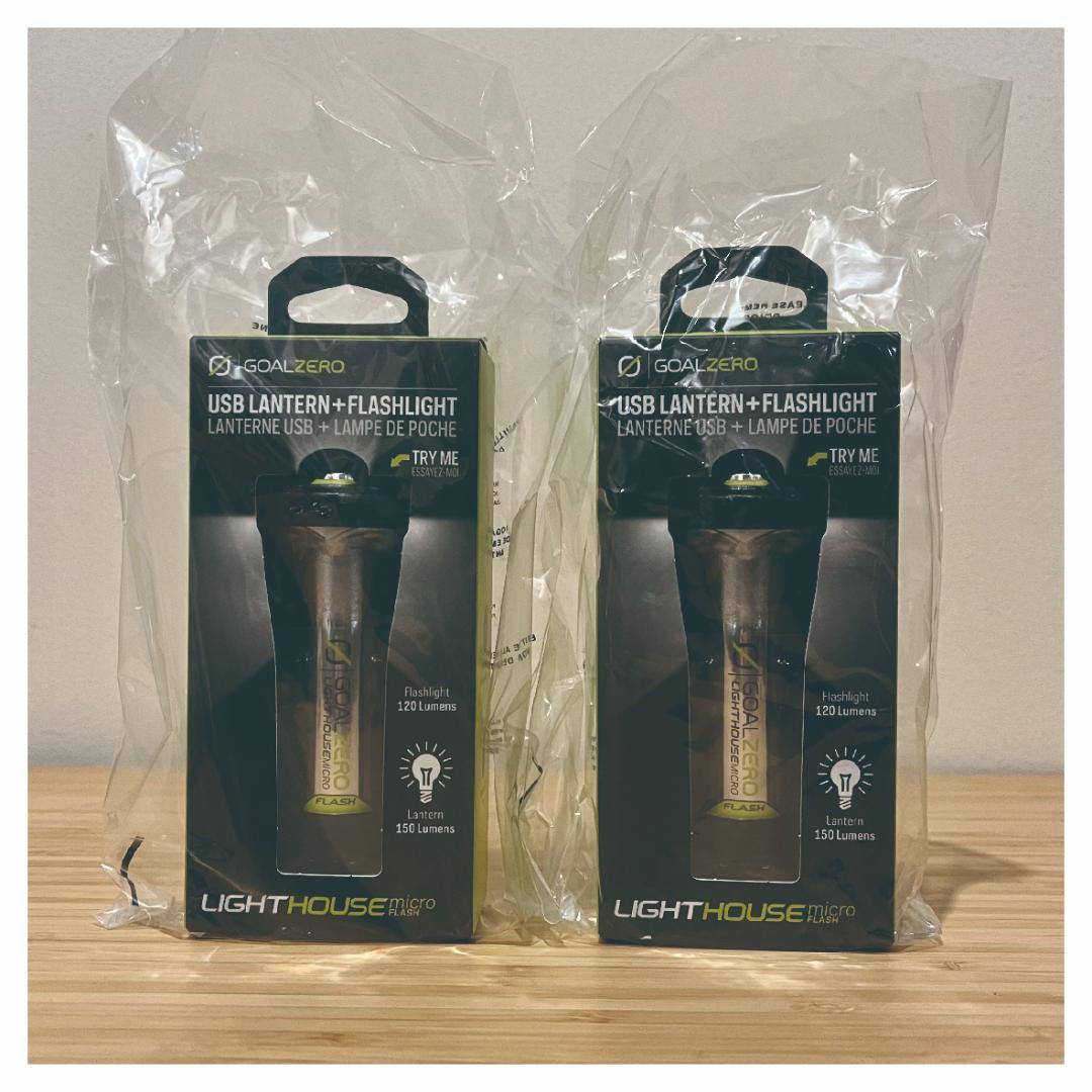 ゴールゼロ ライトハウス マイクロ フラッシュ 2個セット 新品 未開封