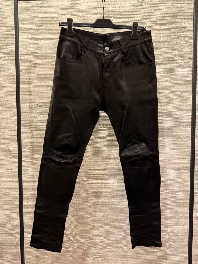 rick owens リックオウエンス tyron レザーパンツ 46 - メルカリ