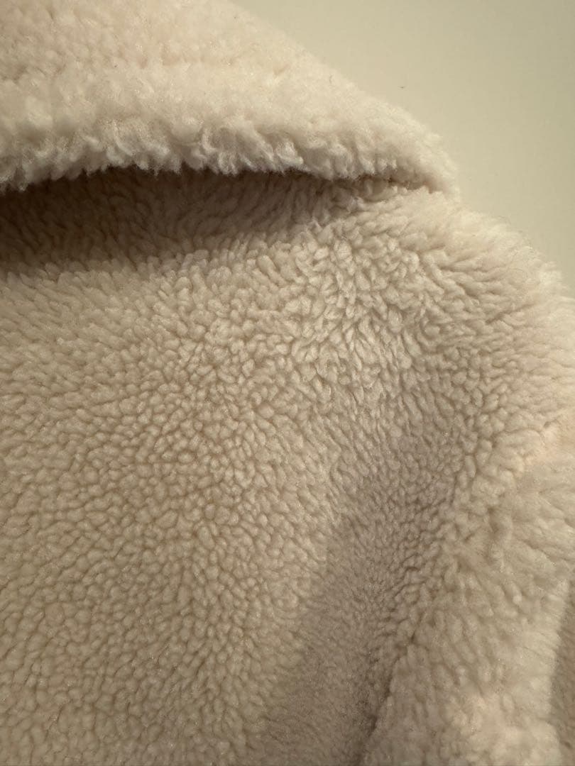 アルアバイル ウールMIXボアピーコート【白洋社ローヤルクリーニング済