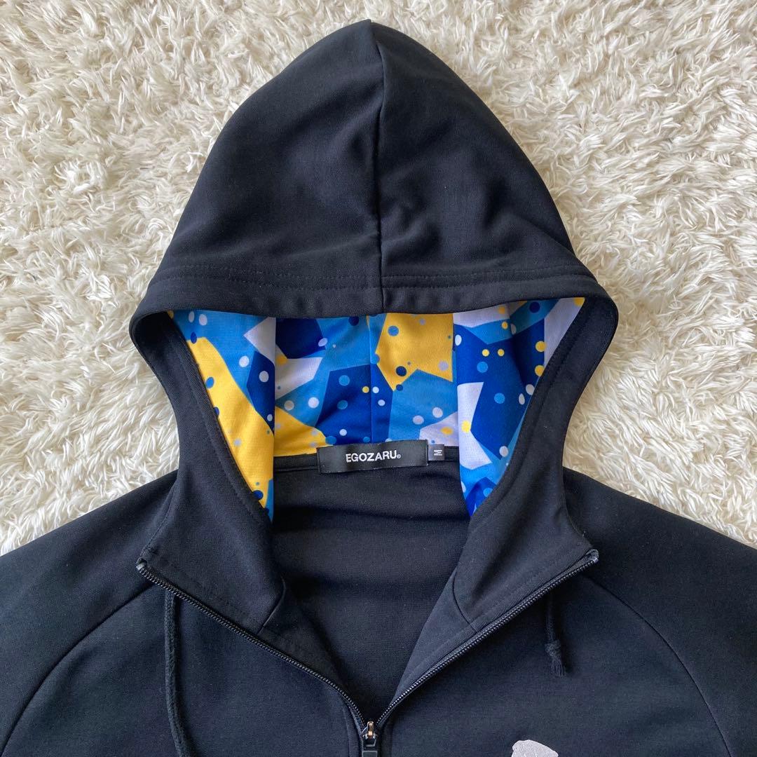 EGOZARU エゴザル セットアップ パーカー ジャージ ジップアップ 黒